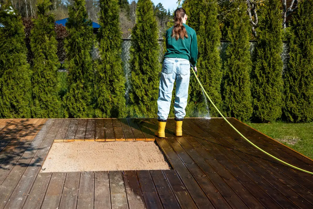 Deck Cleaning